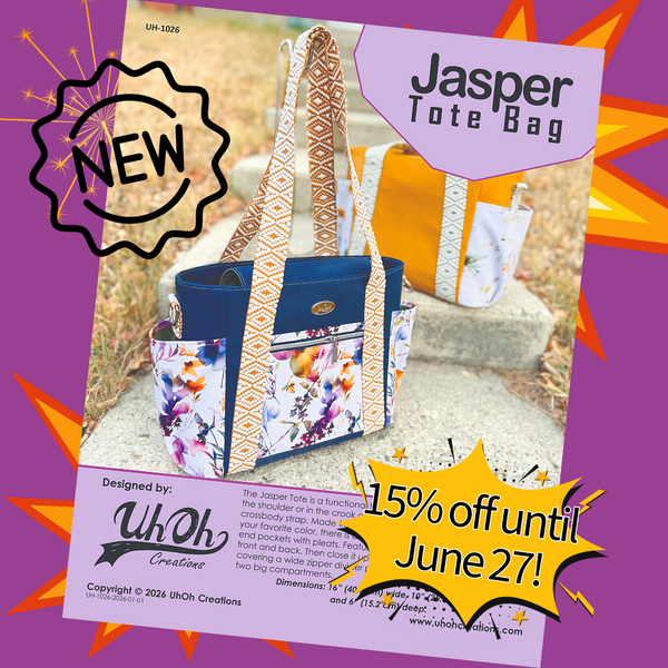Jasper Tote Bag Pattern - PDF Download