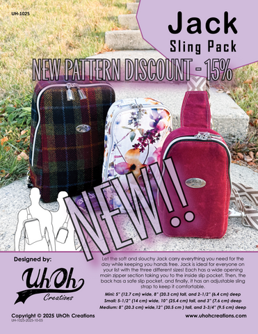 Jack Sling Pack Pattern - PDF Download
