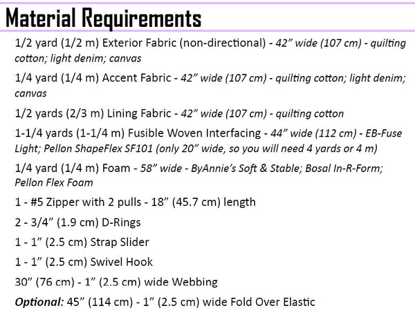 Piero Sling Pack Pattern - Wholesale Paper Pattern