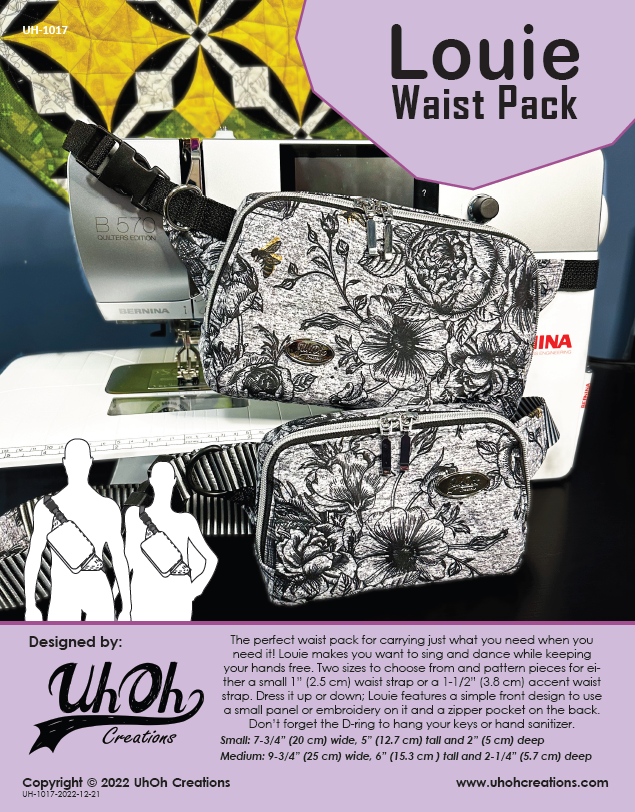 Louie Waist Pack Pattern - PDF Download