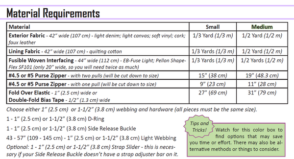 Louie Waist Pack Pattern - PDF Download