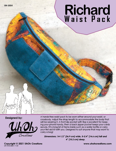 Richard Waist Pack Pattern - PDF Download